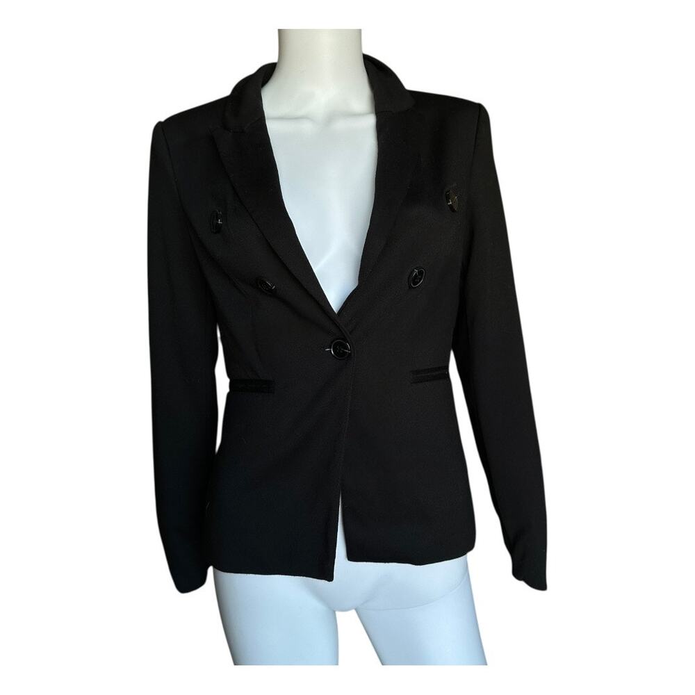 NWT Jules & Leopold extra small black suit jacket tailored waist blazer business